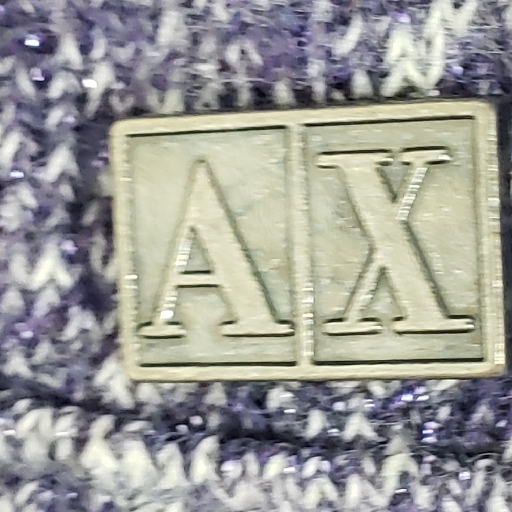 Armani Exchange knit moto snap jacket I26 - Picture 6 of 8